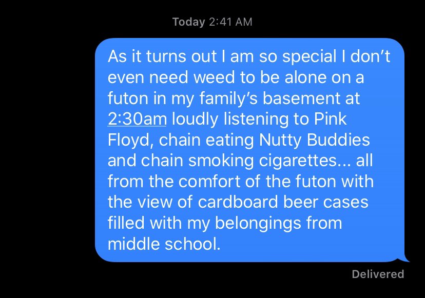 caidynbwrites's tweet photo. sometimes I envy my partner, as they are blessed with relentless amounts of texts from me much like this one. https://t.co/7XjEtd7T47