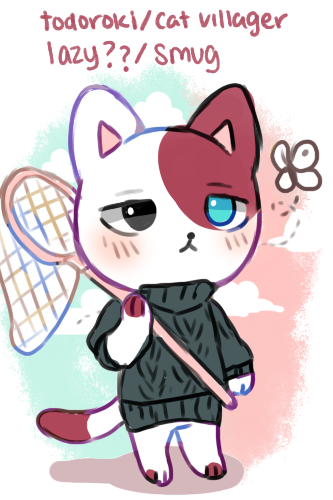 ariamisu's tweet photo. i'm not sure if anyone will appreciate these #bokunoheroacademia #animalcrossing villager designs at 2am but i want them in my town immediately?? https://t.co/jLZoMgIkRp
