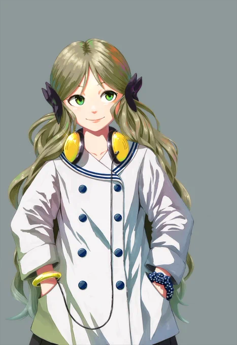 何か思い付いてるときのロコ 