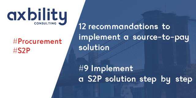 ErwanClorennec's tweet photo. How to implement a #S2P solution step by step? Based on our experience you can expect to implement a full S2P project within 18 months. We include in those 18 months: Readiness, Design, Build &amp; deployment of a full Source to Pay solution. #Procurement https://t.co/jlpDW6H6XL https://t.co/sycx4SvhGi