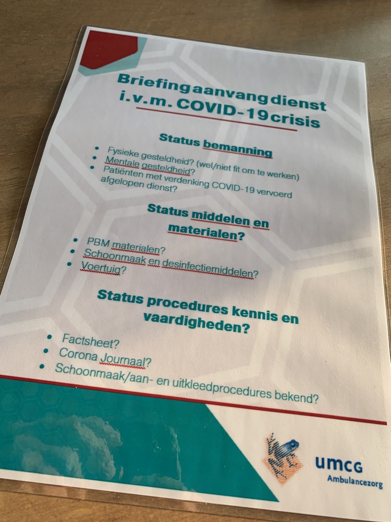 Aanvang #weekenddienst. Fijne dagen, #blijfgezond #houdafstand #blijfthuis, maar geniet wel!
