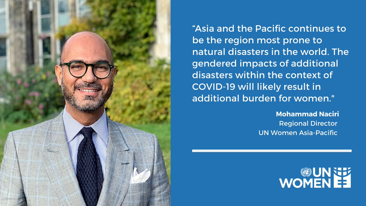 unwomenasia's tweet photo. Natural disasters in #AsiaPacific will likely increase the burden for women in the context of #COVID19.

Our new report discusses the risks for women and offers recommendations to address disasters within disasters.

Check out the report ▶️ https://t.co/DfFkuNKcPj
#coronavirus https://t.co/8pdgZI5bE3