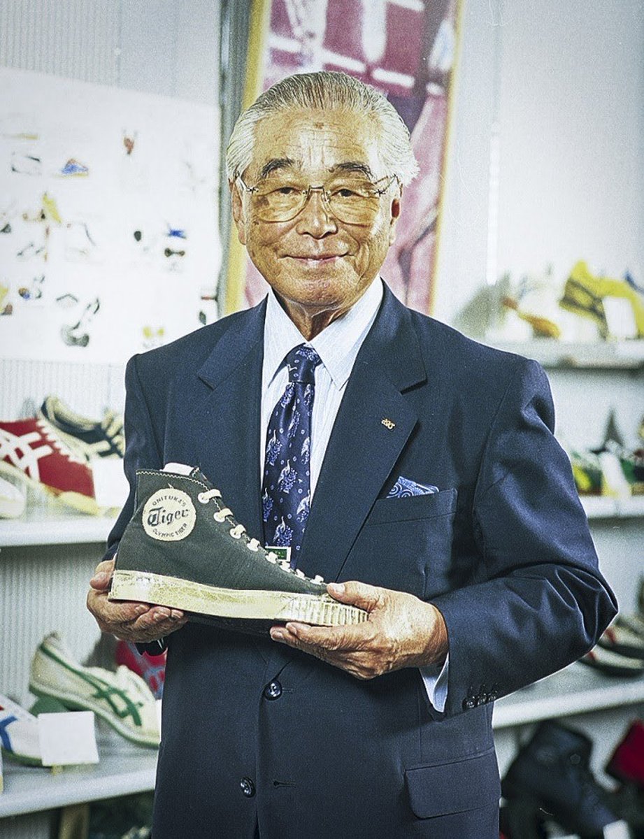 Founded in 1949 by Kihachiro Onitsuka, after the war he wanted to empower and shift younger generations towards athletics. After a few failed attempts at basketball shoes, he found a design that stuck.