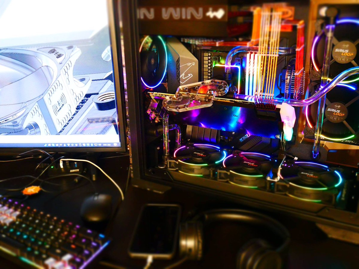 killRMODDINGZ's tweet photo. Currently... big things coming soon. Enjoy that easter egg!!
*
*
@aorus_official @ekwaterblocks @inwinusa
*
*
*
#aorus #aorusgaming #aorusextremex570 #inwin #inwin103 #ekwaterblocks #ekquantum #2080ti #moddingislife #pcmodding #killrmodz #killrmoddingz https://t.co/oqcM4MdHo2