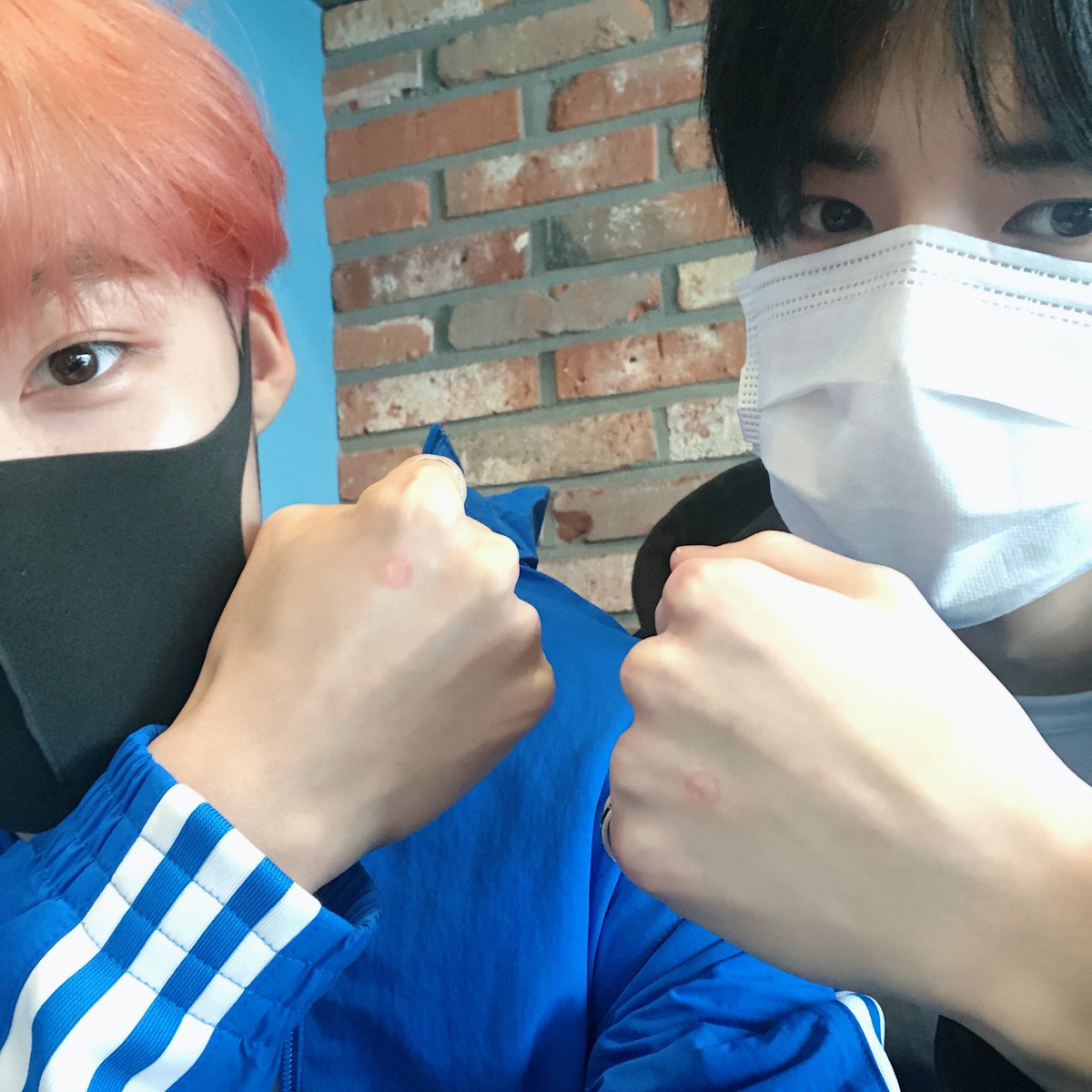 WE_THE_BOYZ's tweet image. 빵빵이와 안전하게 투표완료💙💙💙
#NewShot