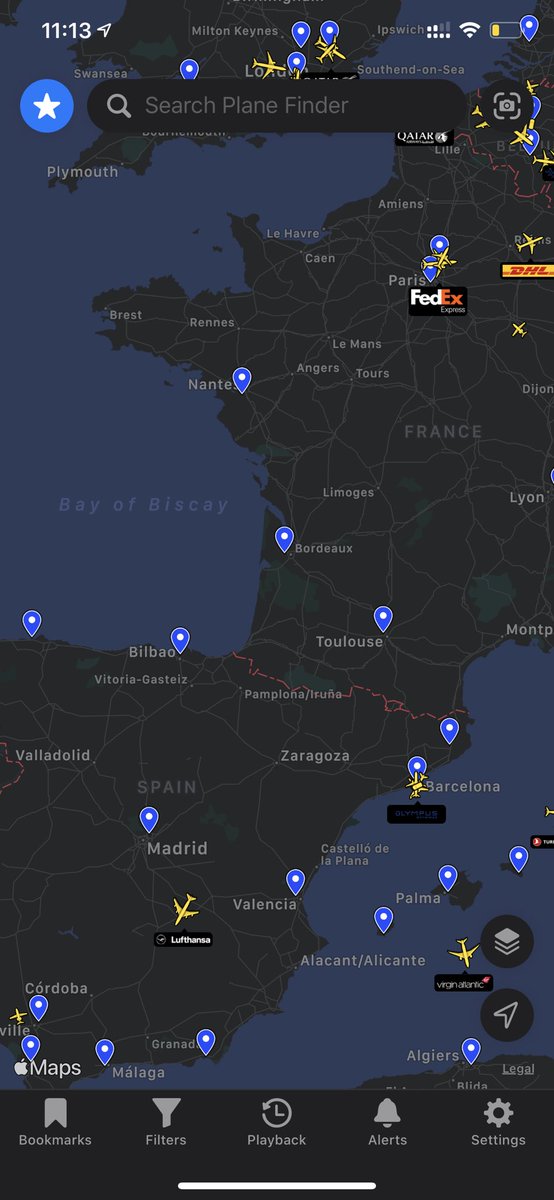 abhishek_tri's tweet photo. Airspace of

1. The UK
2. Italy 
3. France &amp; Spain
4. The US 😱 https://t.co/YJxAw6s7y7