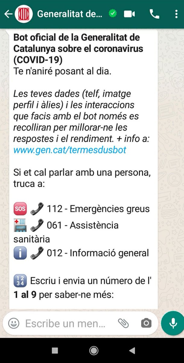 FESOCAinfo's tweet photo. A traves de  https://t.co/4yE7wzcOZ3 o afegint el numero +34681012012  podreu accedir a informació oficial sobre el #COVID19 i podreu trobar-la accessible en #LSC mitjançant https://t.co/7fbS2NxRjL https://t.co/VEbx0EqVUy