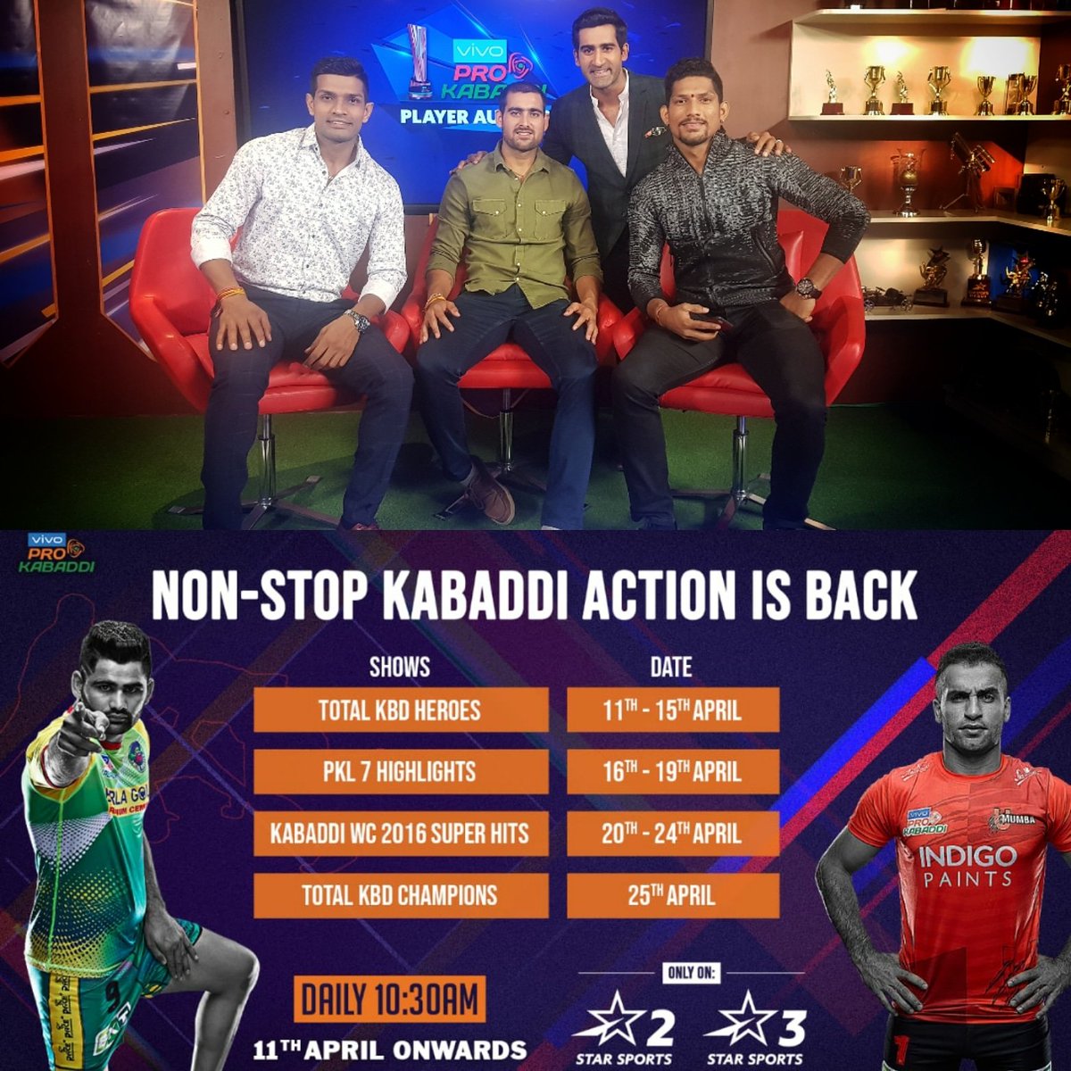 suhailchandhok's tweet photo. #India's very own sport @ProKabaddi has become our country's 2nd most watched sport for a reason - so #StayHome &amp; #ReLive the best moments (and there are some GREAT ones) @StarSportsIndia from today!

#ProKabaddi #LePanga #StaySafe #coronavirus #COVIDー19 https://t.co/PJQq1Traxx