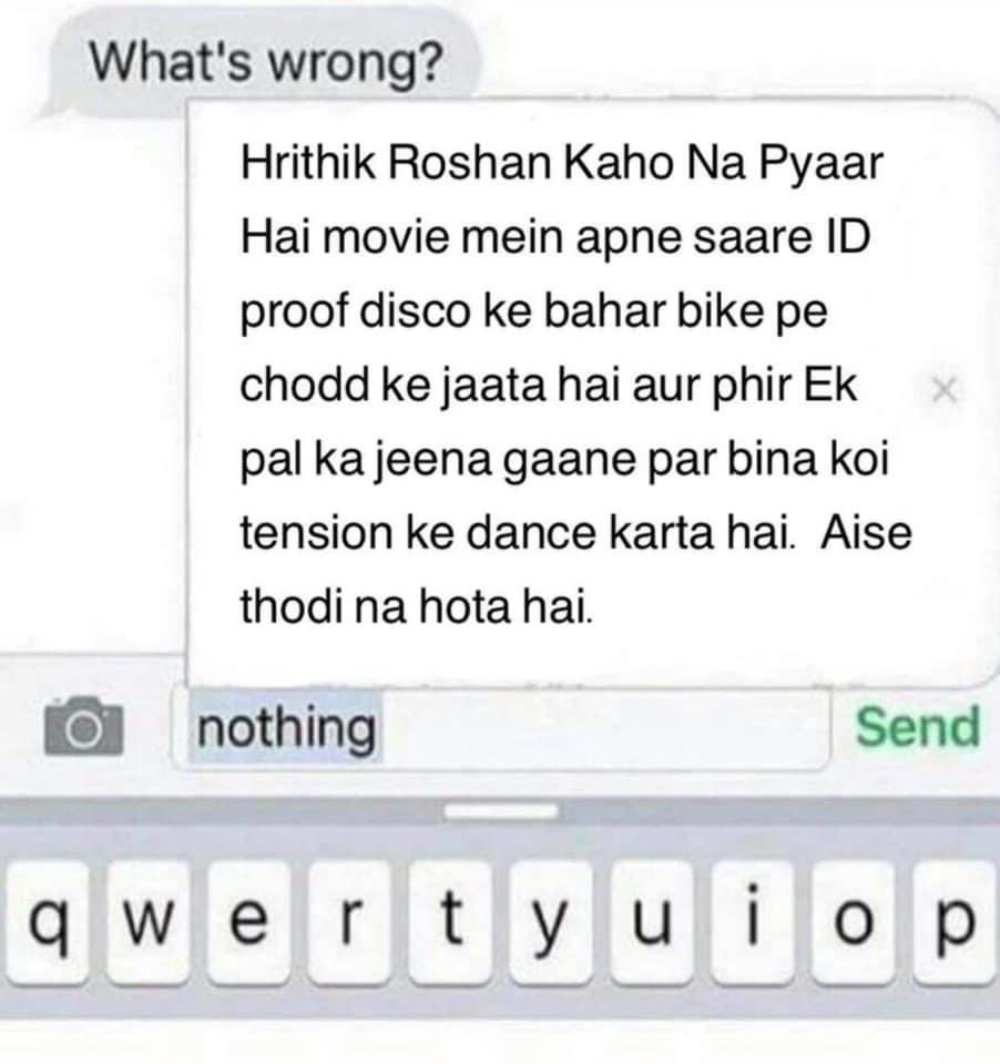 iasitkale's tweet photo. @iHrithik Sir,I just found it funny 😂but there’s no intention to offend you, Love you lots❤️ https://t.co/QM3CJ95Vdu