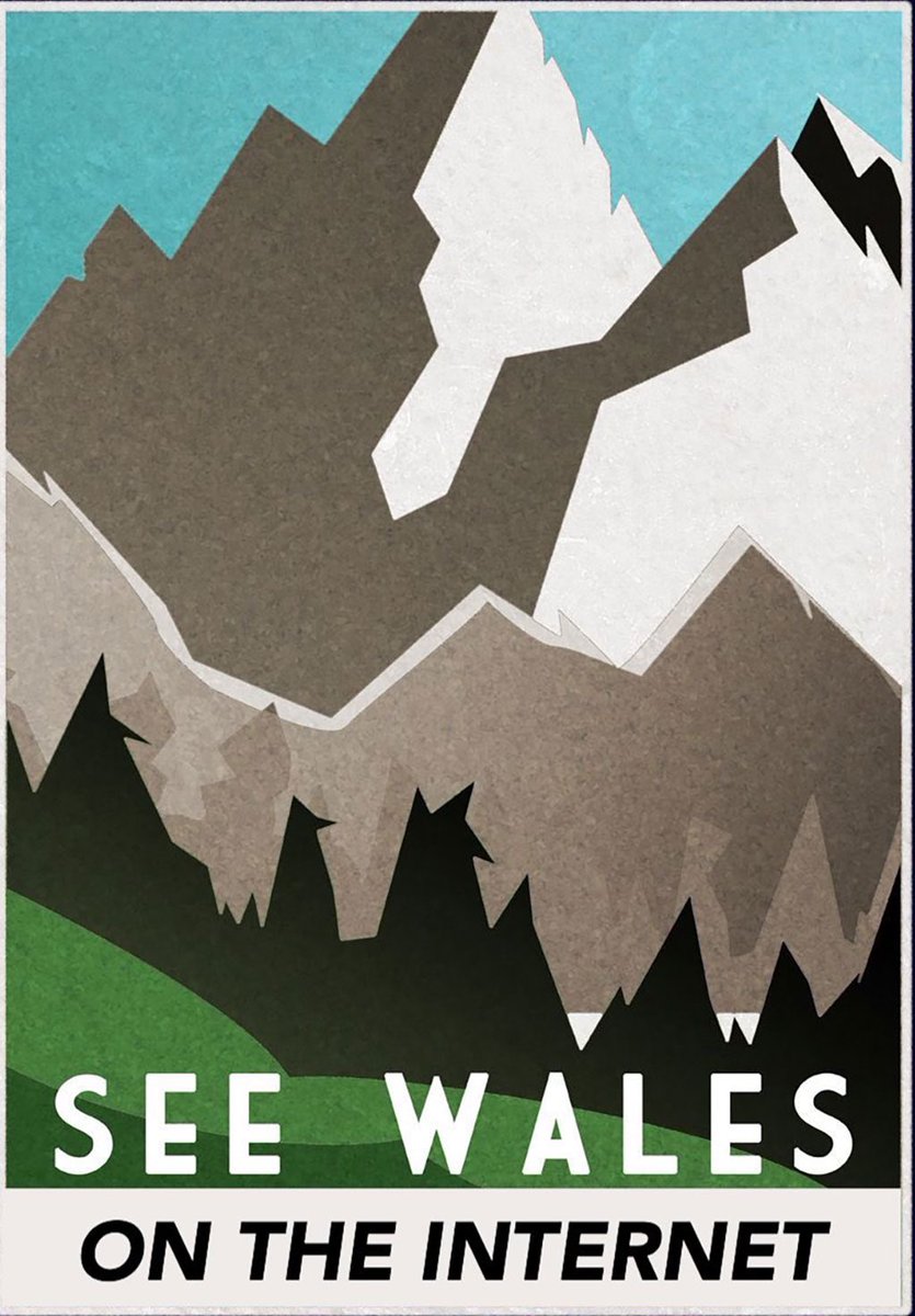 Gerraint's tweet photo. 👏
“Don’t even think about coming to Wales
If you’re thinking of visiting #Wales during the lockdown, think twice
Owen Williams has created a collection of posters discouraging people from visiting” - @WalesOnCraic 
https://t.co/ioEbKppEXI 
#dontvisitwaleschallenge #Barry https://t.co/VYawmrTRdo