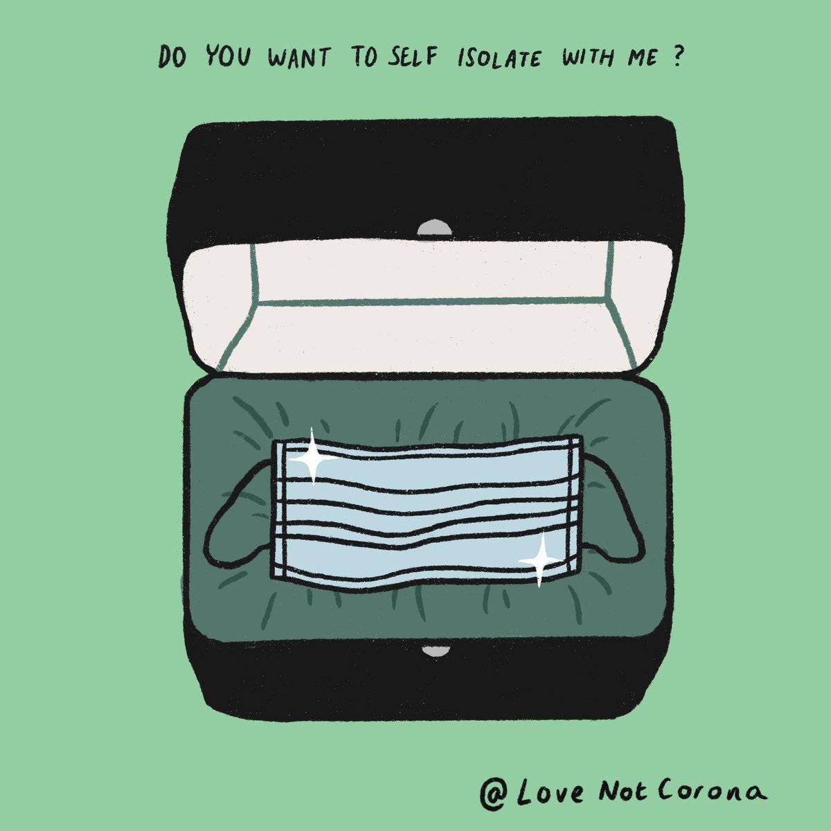 LoveNotCorona's tweet photo. Asking the big questions. #corona #coronasucks #coronacreative #seperatedbycovid19 #COVID19 #illustration https://t.co/s6bmvXdmEP