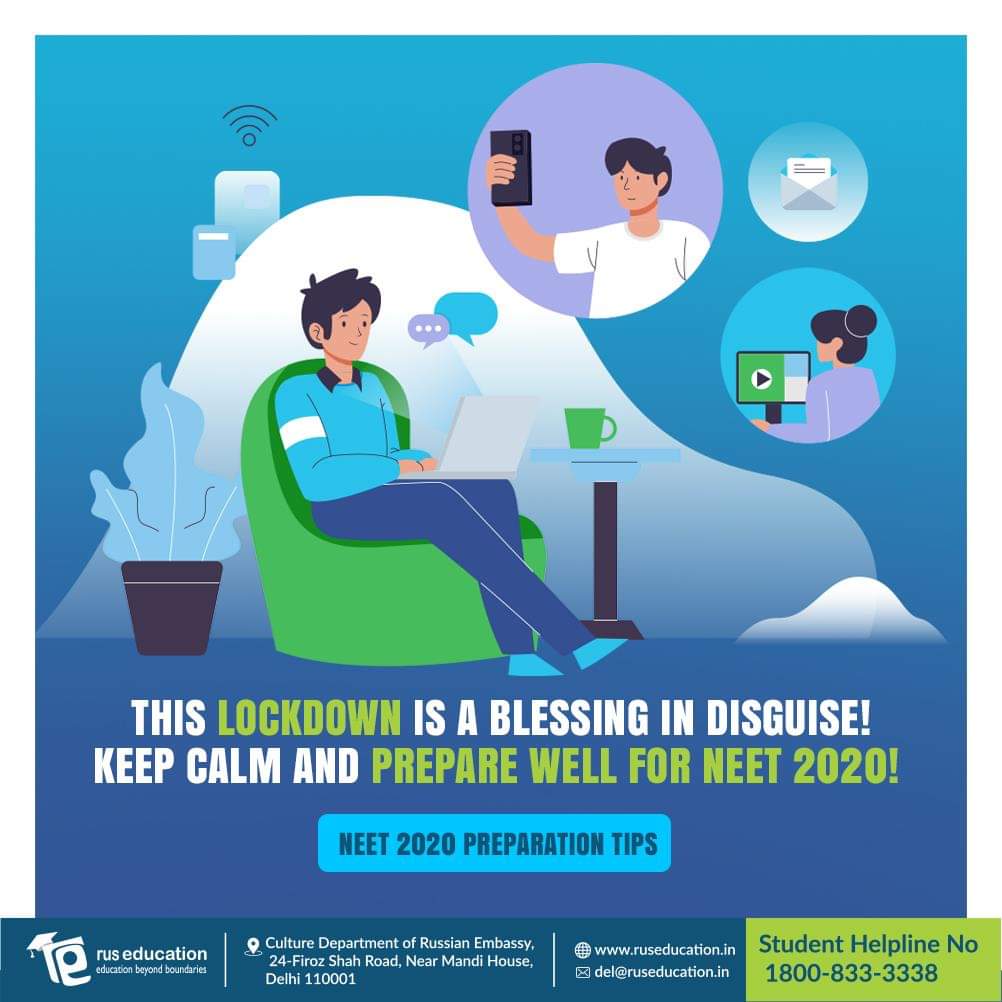 ruseduofficial's tweet image. NEET 2020 has been postponed! So, just utilize the time to polish your concepts!

Maintain social distance from friends and relatives but not with your BOOKS!

#neet2020 #freeonlineclasses #stayhome #staysafe #neetpostponed #neettips #neetpreparation #ruseducation