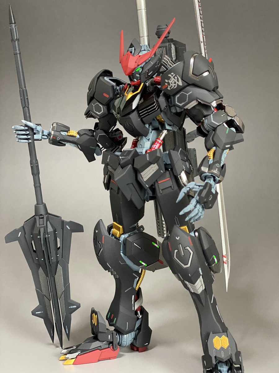 あるホビ Twitterissa Mg バルバトス 完成 ヽ ﾉ 自身初めてのmg作りました 良キットと聞いてこの子にしました らいなーマンさん For Riner のバルバトスを参考にさせて頂きました パクリにはならないように注意したつもりです 改造する実力