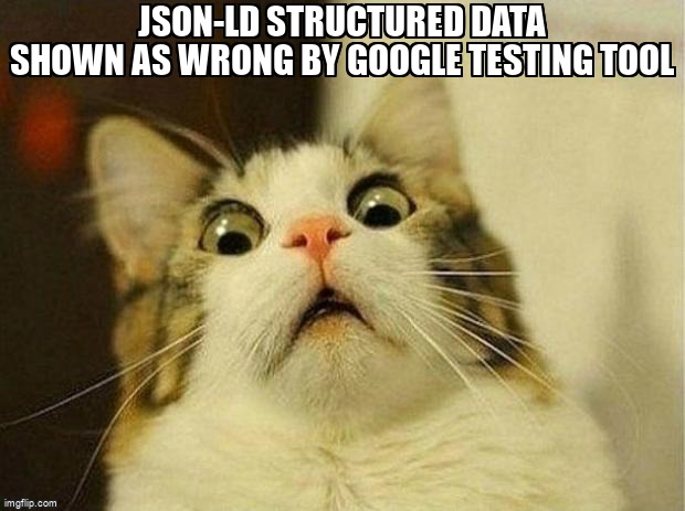 overflow_meme's tweet image. Json-LD structured data shown as wrong by google testing tool stackoverflow.com/questions/6111… #jsonld #schemaorg