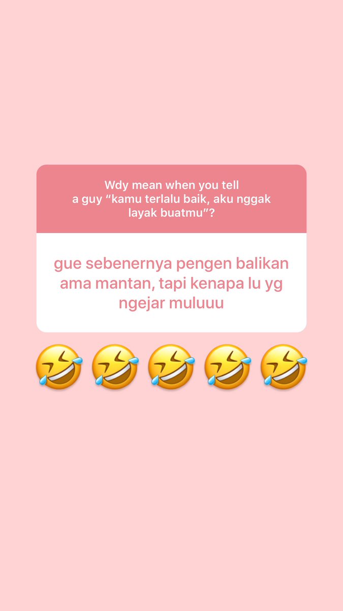catwomanizer's tweet photo. Kalau perempuan jujur tentang alasan di balik kalimat “kamu terlalu baik buatku” 👇🏻 trending on https://t.co/eNVAF7i1NY’s Instastory now! https://t.co/y1OQCqtccn