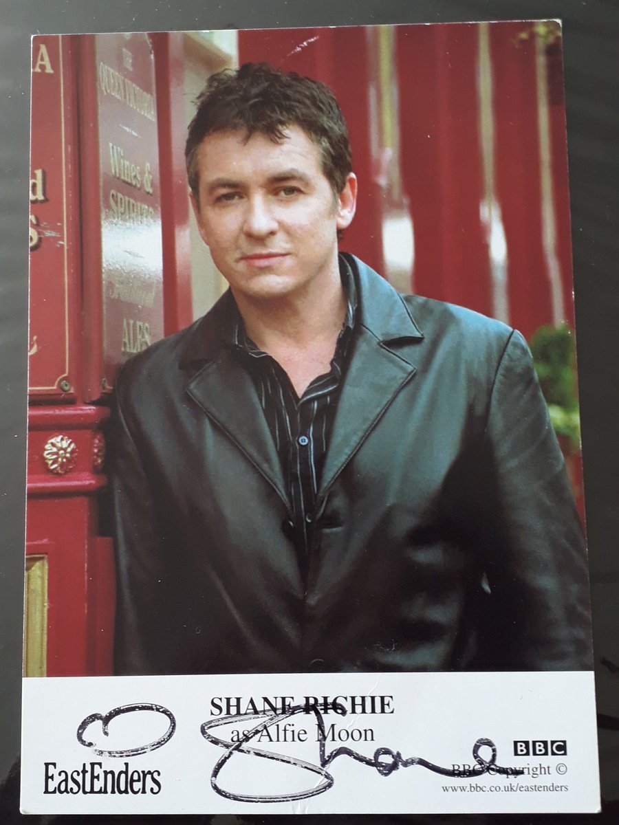 The first reply I got back was from  @realshanerichie. I remember being SO excited when the postman delivered it. Seems like a nice chap.