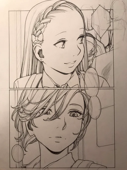 1ページめペン入れ完成しましたー 