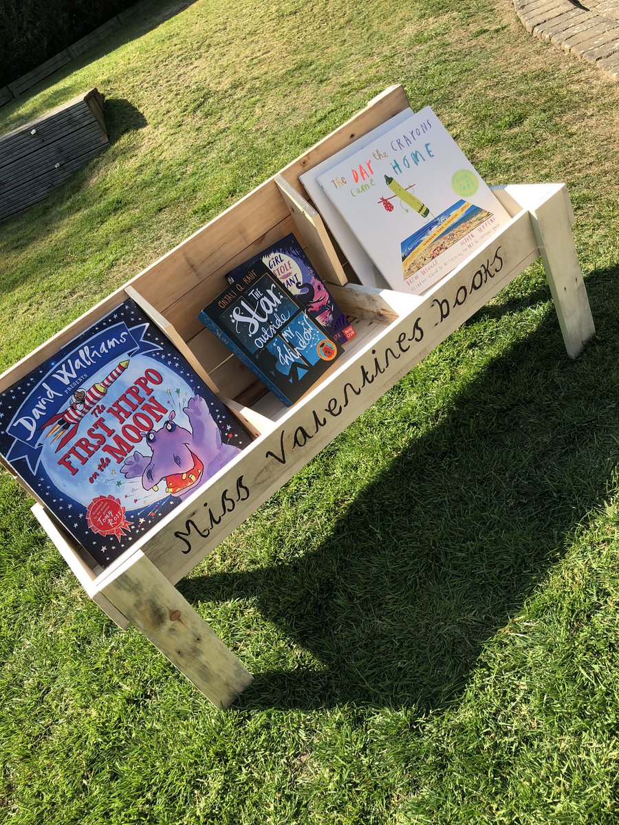 Valentine_Miss_'s tweet photo. My lovely Grandad has made me a book unit so the children can chose from some of my own books which I will change every month🥰 https://t.co/5qcUS1MERF