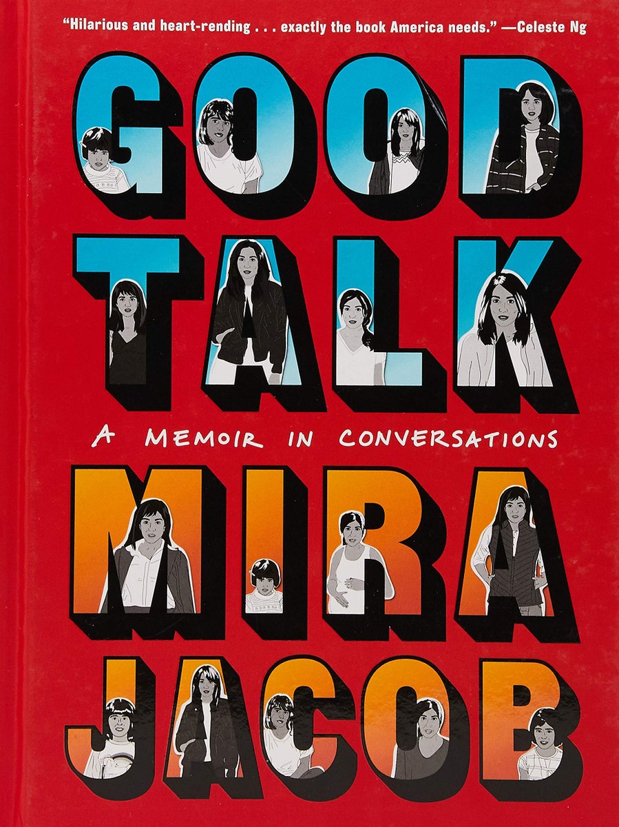  #DailyBookAndIndie 1: GOOD TALK, by Mira Jacob. I adore this book unreservedly. I repeatedly press it into people's hands and every single time they say to me a day or two later, "You were totally right. That was really amazing."