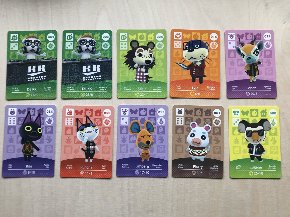 I wanted to share the amiibo cards i have (just a few from series 1 back when home designer came out.)Not trading r.n. But i will raffle a few on stream during my birthday week at the end of april.New amiibo cards are coming in next week too  #acnh    #あつ森  #amiibocards