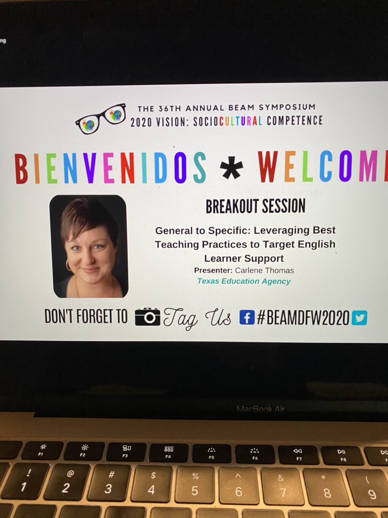 IsabelitaBec's tweet photo. #BEAMDFW2020 Our ELL’s need more than just best teaching practices. They need Sheltered Instructions strategies @BretGosselin @MrsCRamos @zsal72 https://t.co/nsUGWGasd2