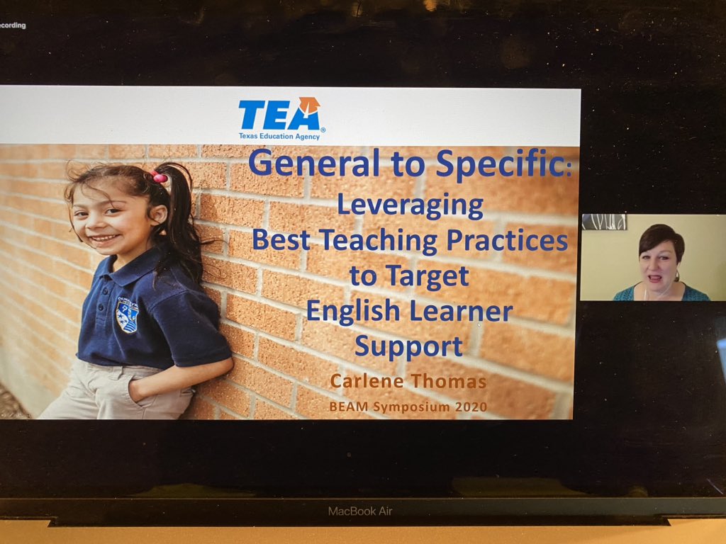 IsabelitaBec's tweet photo. #BEAMDFW2020 Our ELL’s need more than just best teaching practices. They need Sheltered Instructions strategies @BretGosselin @MrsCRamos @zsal72 https://t.co/nsUGWGasd2