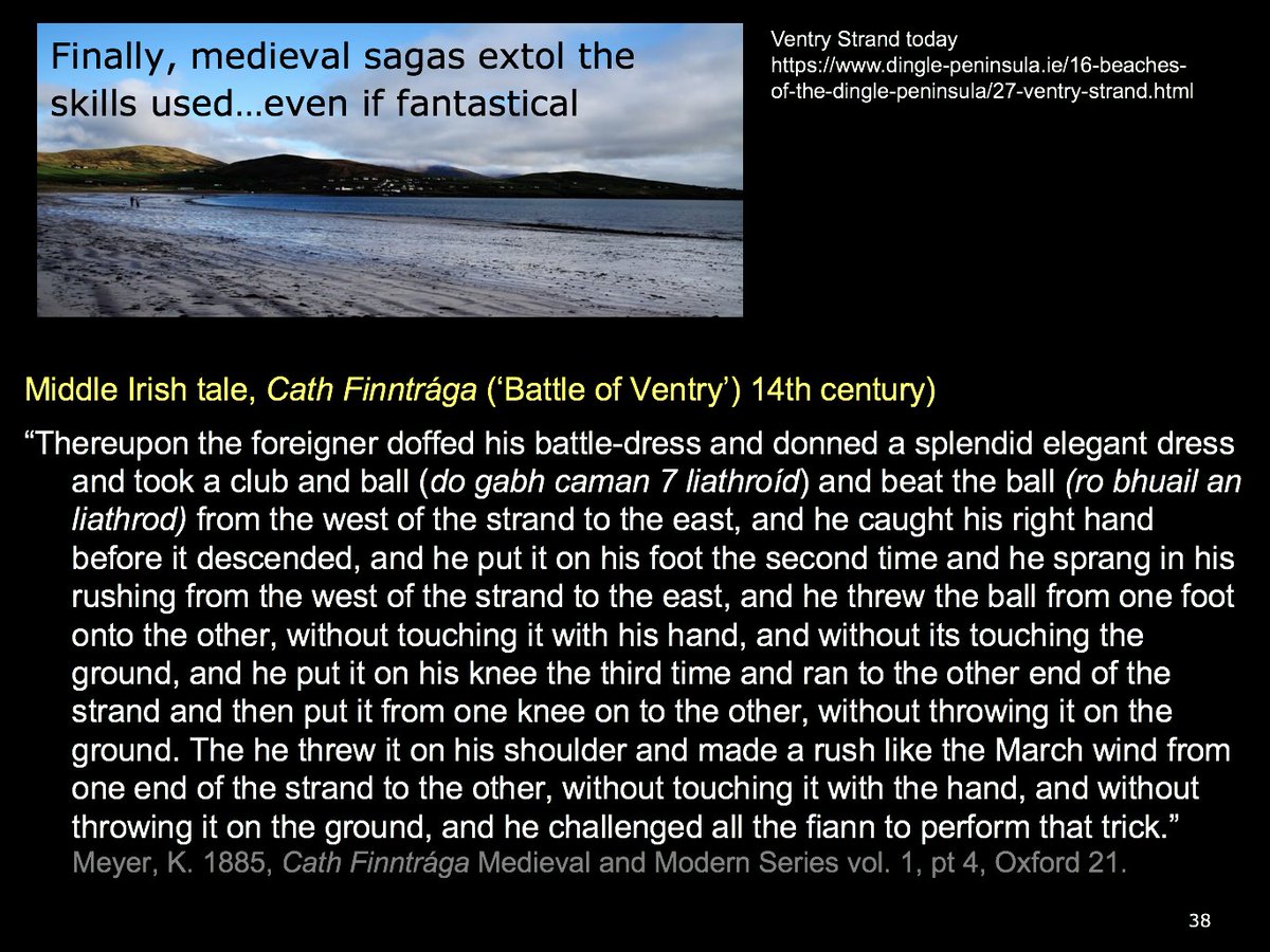 29) Finally, it is evident that whatever the truth of the literary descriptions, that people of medieval Ireland appreciated the player who could do something special...