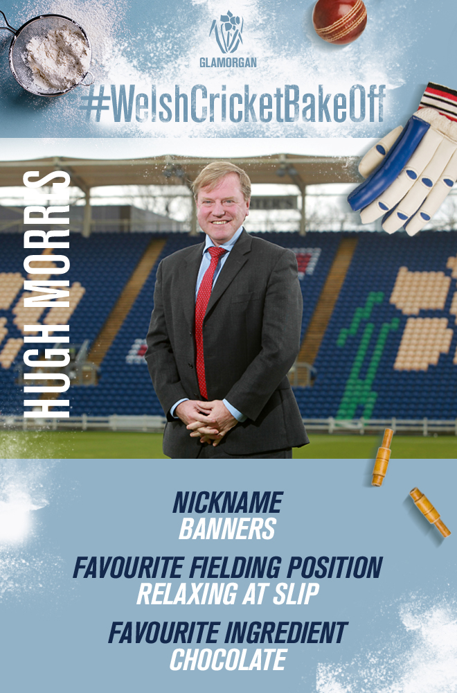 Introducing our four umpires for the #WelshCricketBakeOff 🎂

<a href="/MarkFrostsport/">Mark Frost</a> 🧄
<a href="/LeshiaHawkEye/">Leshia Hawkins</a> 🍓
<a href="/DANCHERRY21/">Dan Cherry</a> 🥚
Hugh Morris 🍫

Get your entries in, tag us, use the hashtag and keep baking while you #StayHome!

#GoGlam