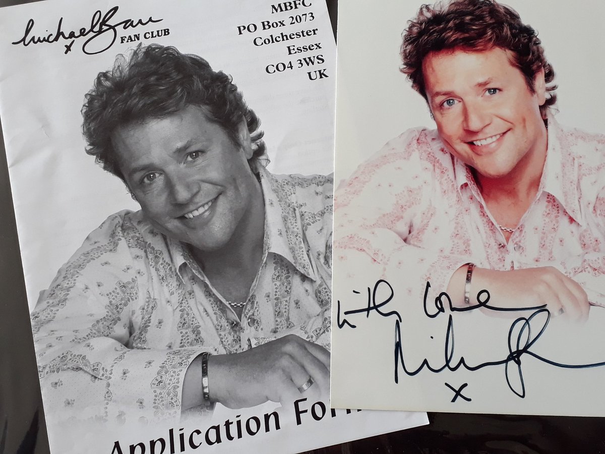 No relation but Lesley Garrett sent a nice letter and I never did get around to joining the  @mrmichaelball fanclub.