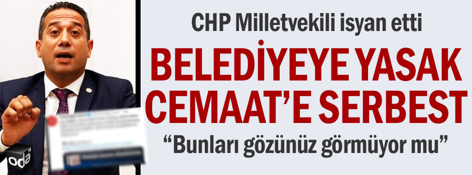 odatv's tweet photo. CHP Milletvekili isyan etti... Belediyeye yasak Cemaat’e serbest
https://t.co/ciPZRbUe6e https://t.co/36C9urO7Lq