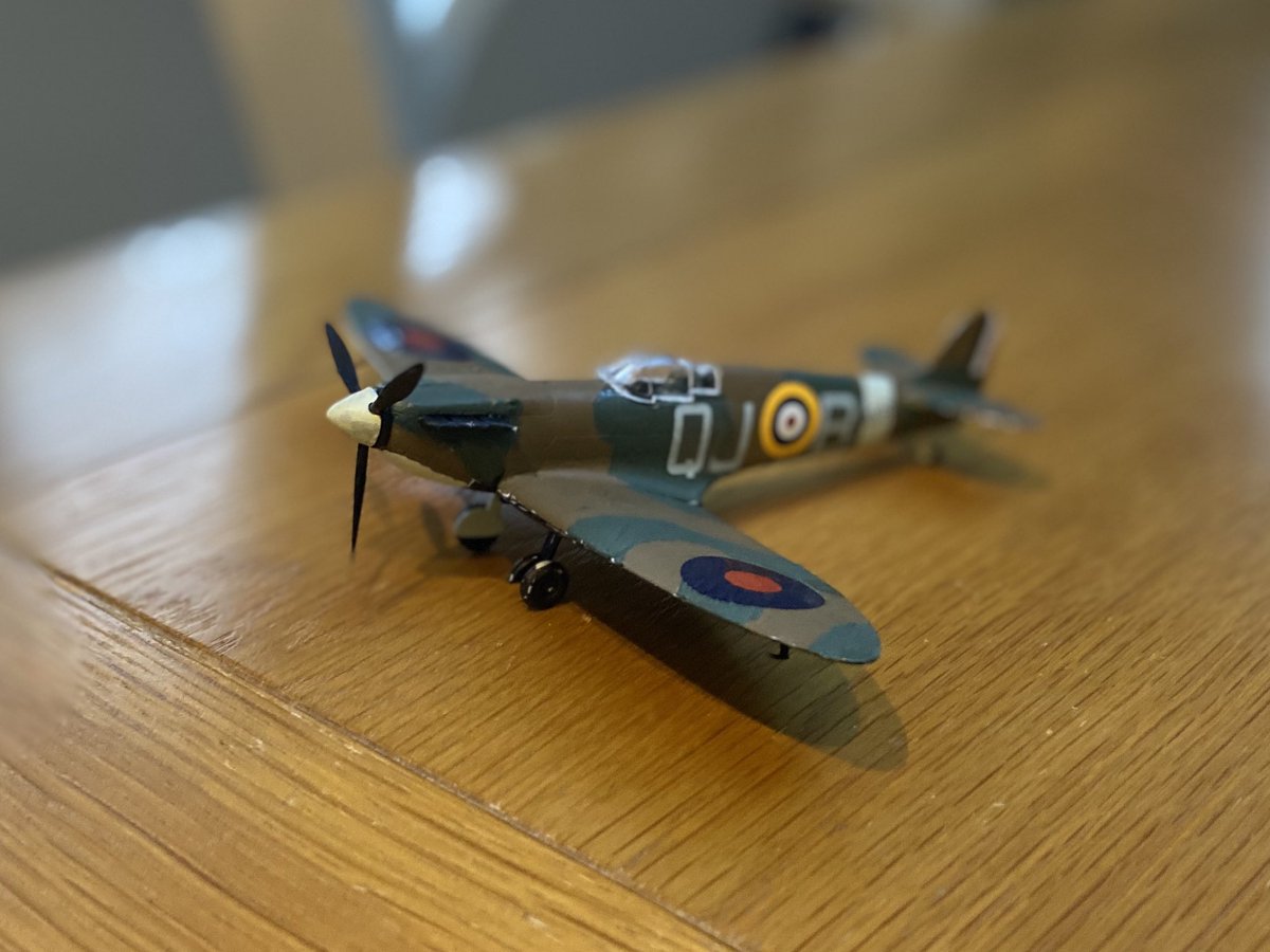 James has finished his Airfix Spitfire 👏😊 <a href="/Airfix/">Airfix</a> <a href="/AldroSchool/">Aldro</a>