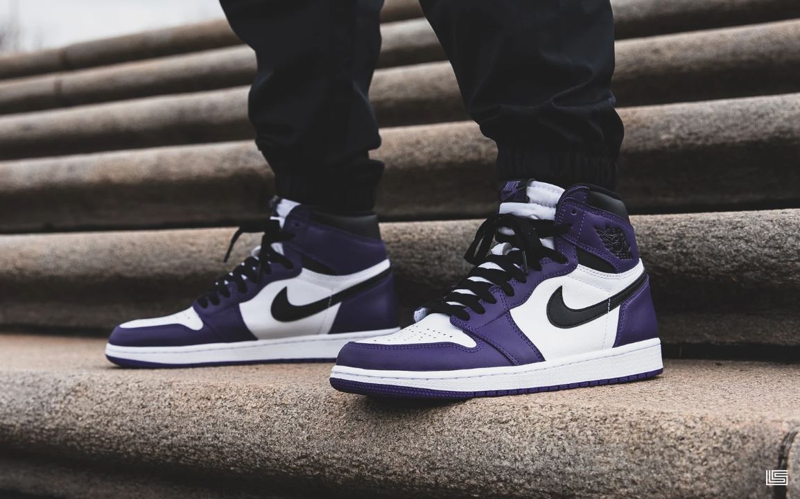 snipes court purple