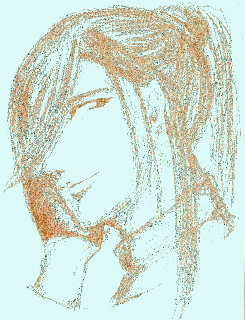 「古い画像を整理していたら出てきた一枚。このポーズ、結構描いているかも #絵の練習」|dodoのイラスト