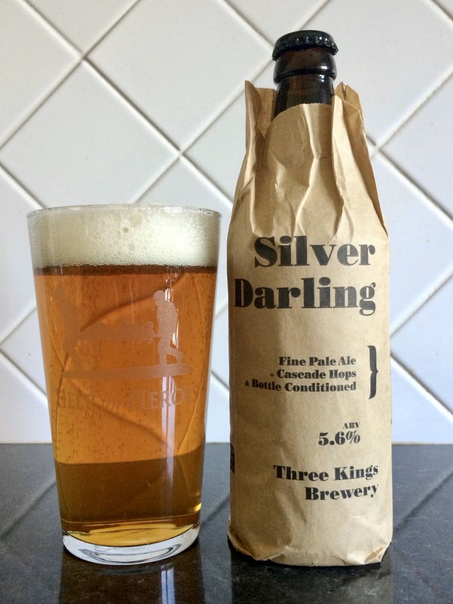 There’s a new #BeerReview on the blog! #SilverDarling from <a href="/threekingsbeer/">Three Kings Brewery</a> - a lovely pale ale that’s not too citrusy and has a lovely bitter aftertaste. 
A 4 pint rating from me 🍺🍺🍺🍺
#AleBeSeeingYou again!
Read my full review:
alebeseeingyou.co.uk/2020/04/three-…
