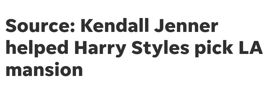 25 March 2014: Kendall helps Harry pick a house in LA.