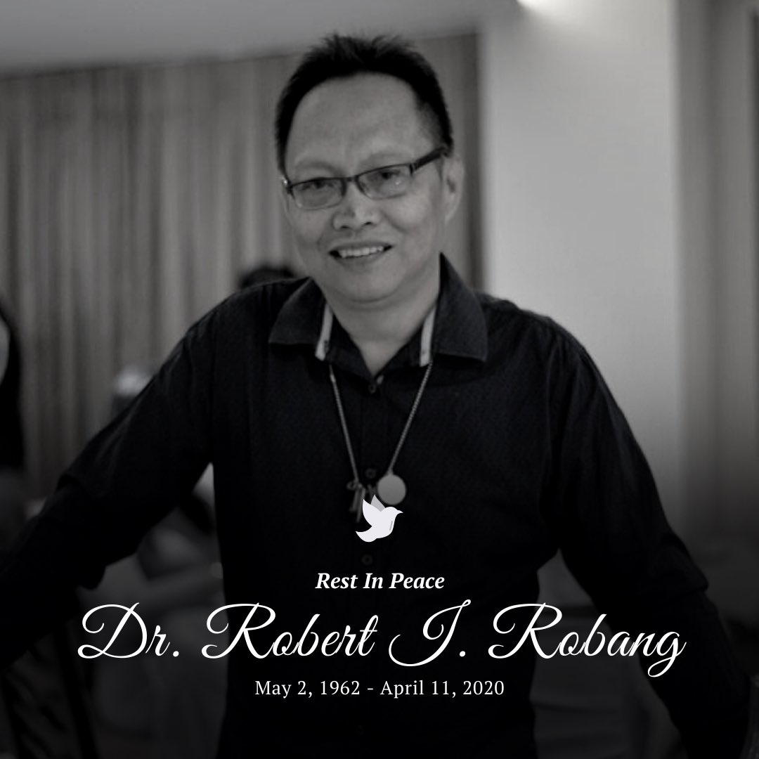 SSC_SC's tweet image. It is with regret to announce the passing of Dr. Robert Robang, a beloved professor of the School of Business. As one Scholastican community, we pray for his eternal repose. Let us also offer prayers to his family that they find strength &amp;amp; comfort during this difficult time.