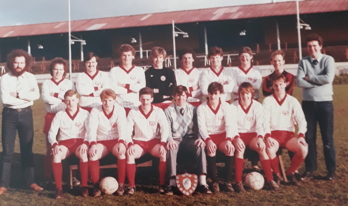 Came across some old photos of the Clyde FC Supporters team from the early 80s. Spot the current day director and kit man and also our former groundsman. <a href="/ClydeFC/">Clyde FC</a> <a href="/BullyWeeUnited/">Bully Wee United FC</a>