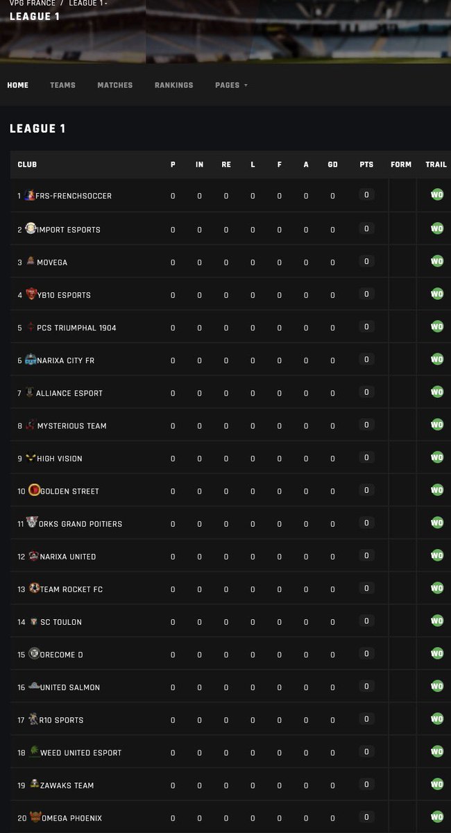 OMEGA_PHOENlX's tweet photo. 📣 COMUNICATO IMPORTANTE 📣 

Gli Omega Phoenix annunciano ufficialmente l’entrata nel circuito di VPG France Ligue 1 🇫🇷
La squadra prenderà parte alla prossima stagione che inizierà il 16/04
#WeArePhoenix🔥 @VPGFrance 

@pctransfermarkt @OffSide_Page @rumors_pro @RTAllProClub https://t.co/nBwt667vFu