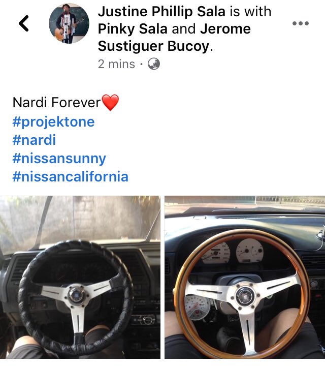 jsbucoy's tweet image. As my 15 year old son said: nardi forever #projektone #lockdownexperience #b12wagon #california #b13
#gts2inspired