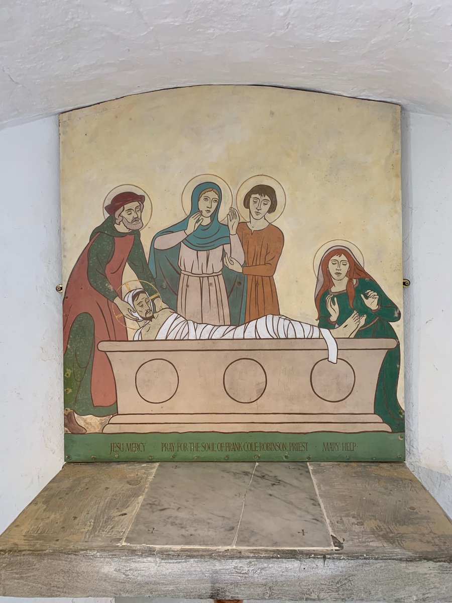 ShrineOLW's tweet image. Something strange is happening – there is a great silence on earth today, a great silence and stillness. The whole earth keeps silence because the King is asleep. The earth trembled and is still because God has fallen asleep in the flesh... #HolySaturday #HolyWeekAtHome