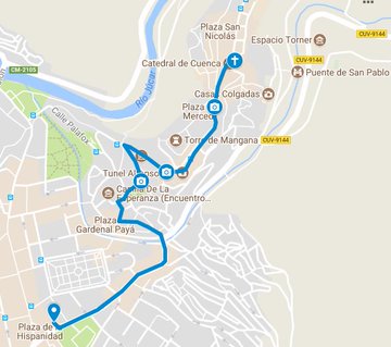 Sábado de Gloría. Procesión del Duelo que inicia su camino desde la Iglesia de San Esteban con la Hdad de Ntra Sra de los Dolores y las Santas Marías. #SSantaCuenca20desdeCasa