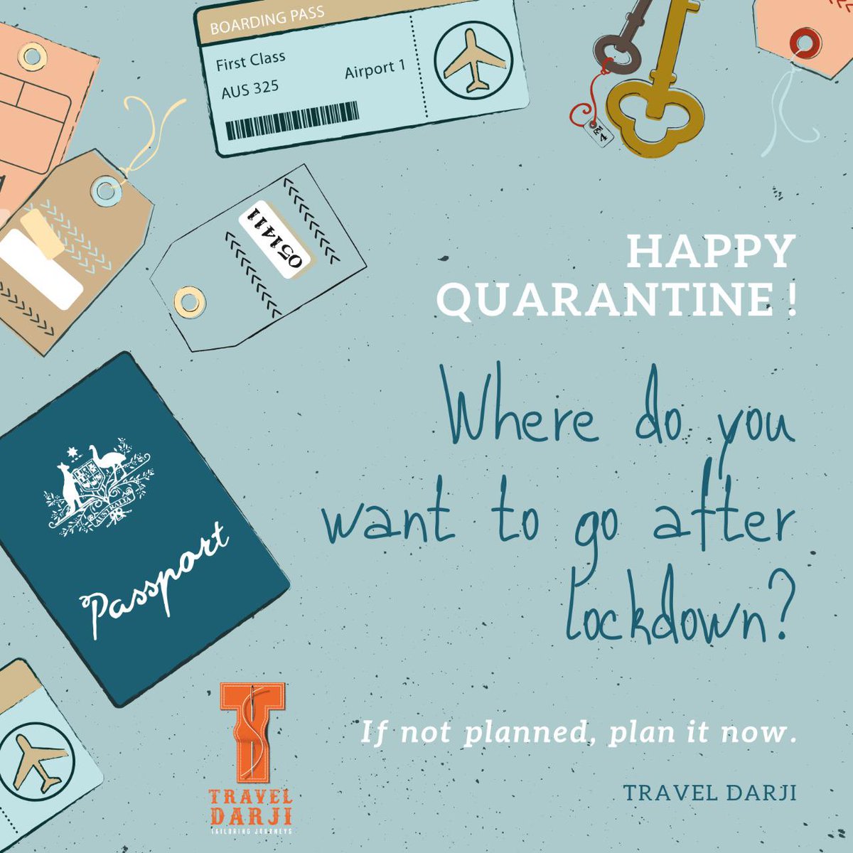 TravelDarji's tweet photo. Comment your first destination you want to visit after lockdown get over
🏄‍♂️🏕🏝🏞🛳🏂🚵‍♀️
Stay tuned with travel Darji for more awesome content.
Follow #traveldarji #tailoringjourneys #HappyQuarantine https://t.co/S2XzvgH62Z