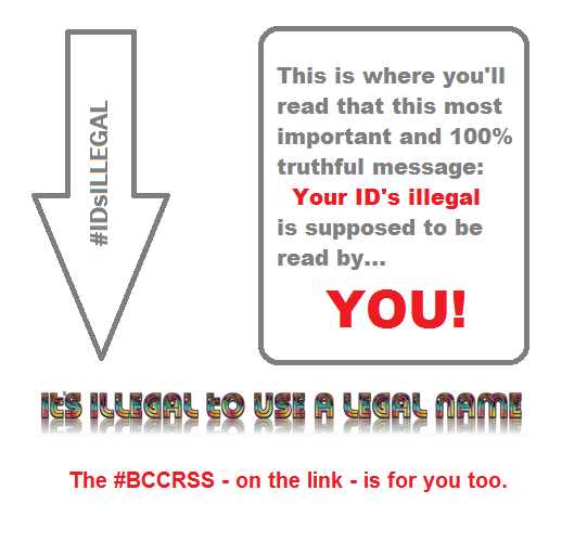 lv_truth's tweet photo. #GetTheFacts
IT'S ILLEGAL TO USE A LEGAL NAME!!
#IDsILLEGAL 
#10Laws  #StopID

Get/Read/Share the #BCCRSS #TheEscapeClause at https://t.co/c6F0KeIjFo

QuarentineLife
@markfehnjr
@marklane76
@marlincaddell
@marrgeee_
@matt2tle

#LegalityIsNotReality #LetTruthPrevail https://t.co/Y0jepxYgrq