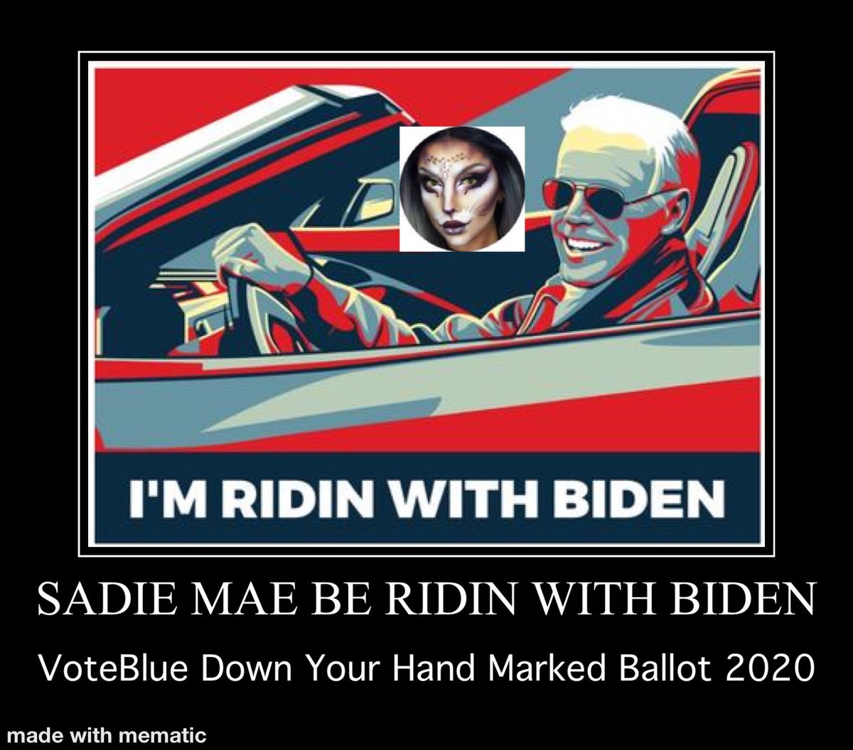   #ElectJoeBiden   #VoteForBiden   #VoteBluetoRemoveTrump  @IzzyIsReady @Crashingmoonxo  @LepapillonBlu  @vegix @doxie53  @polarsprite  @Scooter4002  @DeniseDarrer  @DaviesBooks  @SuzieBird4  @jamlouh  @NancyMo26871  @LSD122070  @Cdubey_Texas  @Fired_Soon  @Scott_5D