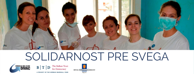 PAŽNJA, PAŽNJA 👀
Otvoren je konkurs "Solidarnost pre svega" za udruženja građana, medije i neformalne grupe građana u Srbiji 🇷🇸 koji pomažu u suočavanju sa COVID-19.
Prijavite se do 20. aprila u 16 časova‼️
<a href="/BalkanTrust/">Balkan Trust for Democracy</a> <a href="/norway_belgrade/">Ambassador Kristin Melsom</a> 🇳🇴
#SolidarnostPreSvega #koronavirus