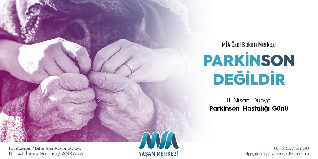 #Parkinsonhastalığı bir son değildir. Erken tanı ve tedavi sayesinde hastalığın, yaşamı daha az engeller hale getirilmesi sağlanıp, ilerleme hızı yavaşlatılabilir. Bu yüzden Parkinson’u tanıyalım, hakkında bilinçlenelim ve bilinirliğini artıralım.
 
#ParkinsonHastalığıGünü #mia