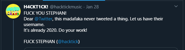hacktick's tweet photo. Who tf is @hacktickmusic? https://t.co/dg86tvU618