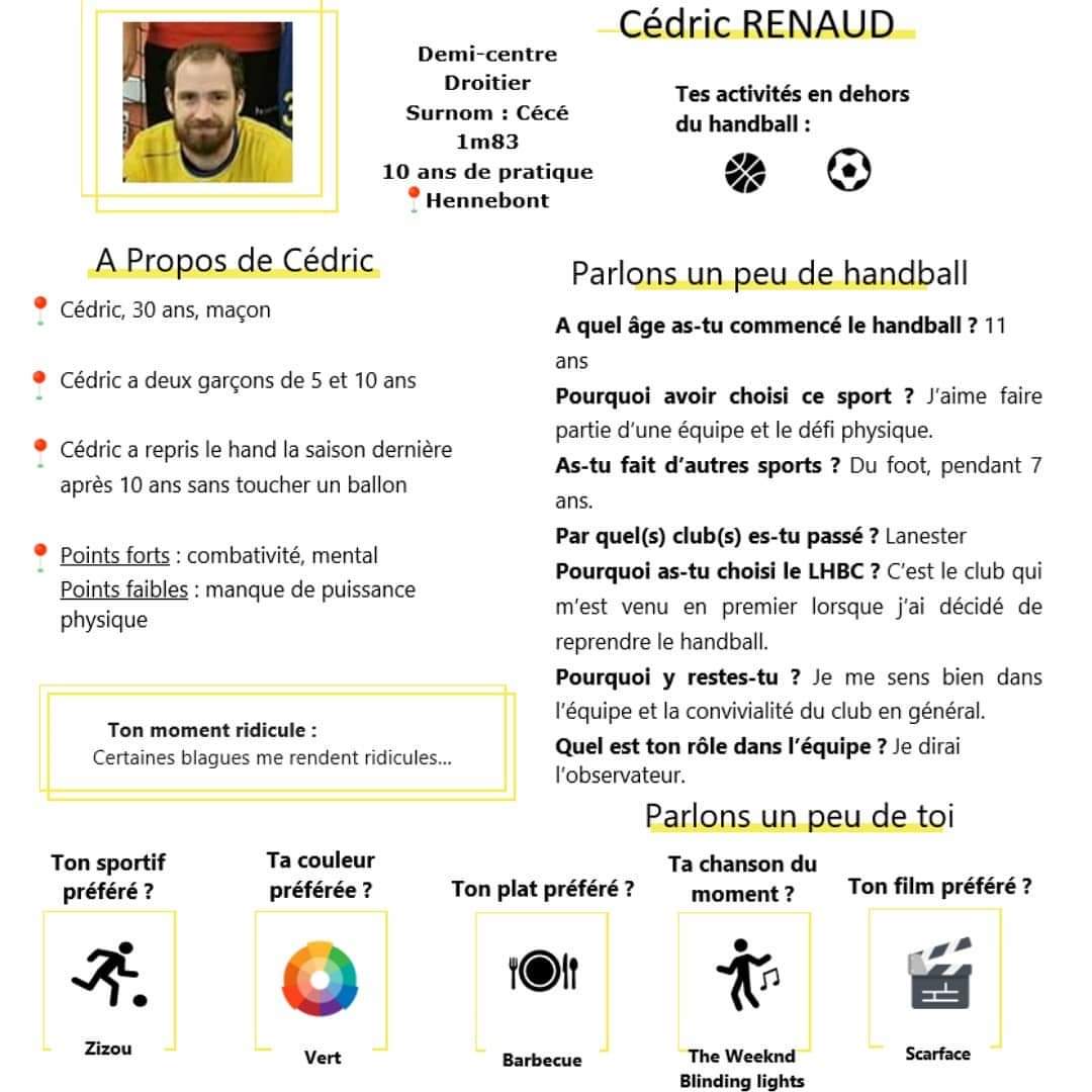 LHBC_Lorient's tweet photo. 🤾‍♂️Portrait d'un joueur vous propose aujourd'hui de faire connaissance avec Cedric Renaud...

 #lhbc 
#seniorgarslhbc https://t.co/bTgjbZ2Uiq