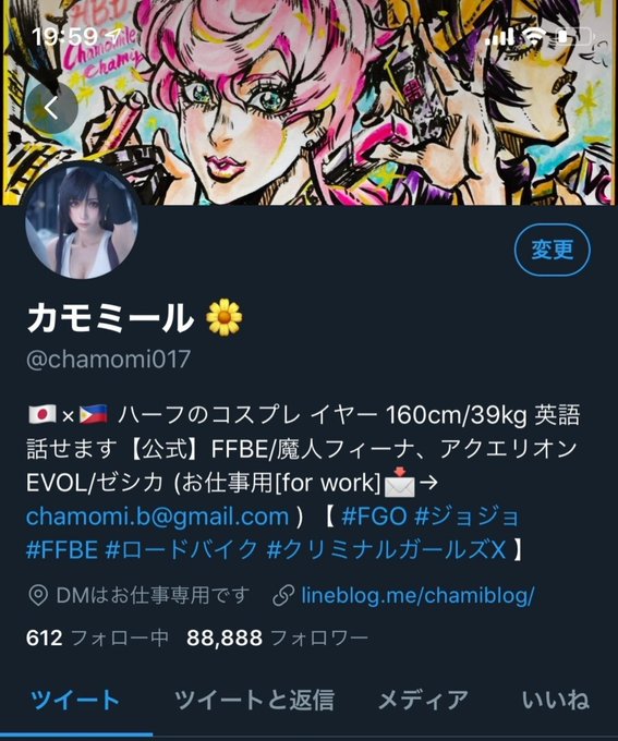 コスプレイヤーカモミールのTwitter画像30