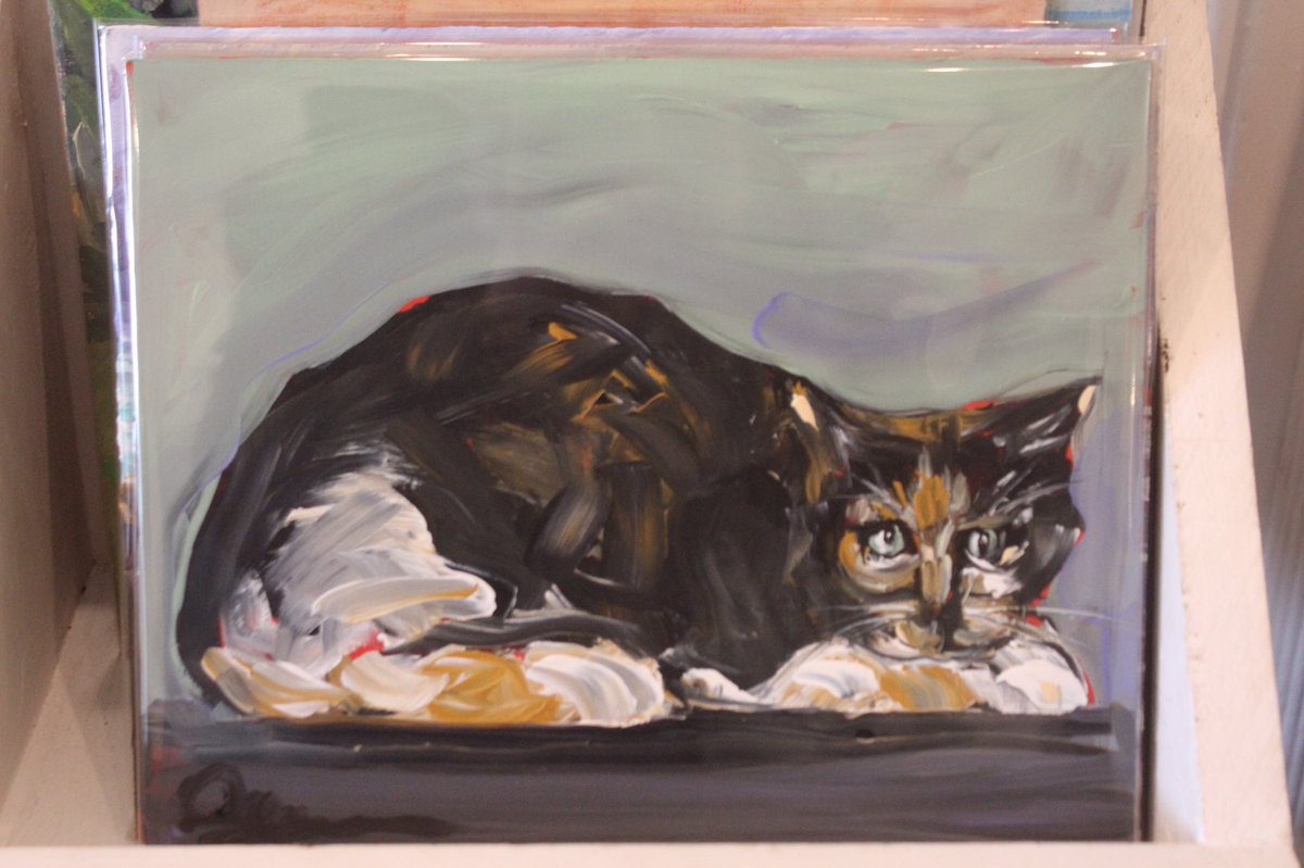Happy #Easter and happy #caturday 

Image: artwork by <a href="/TopFloorArt/">Top Floor Art</a> Stephen McClean